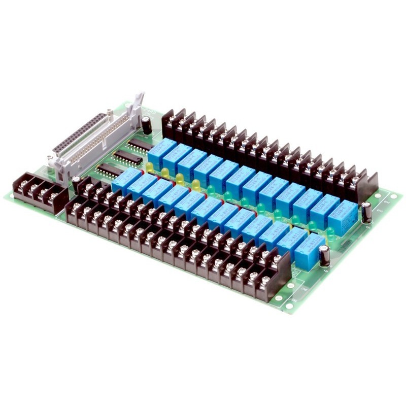 Interface terminal card with 24 switching relay outputs 250V, 1A - DANBIT