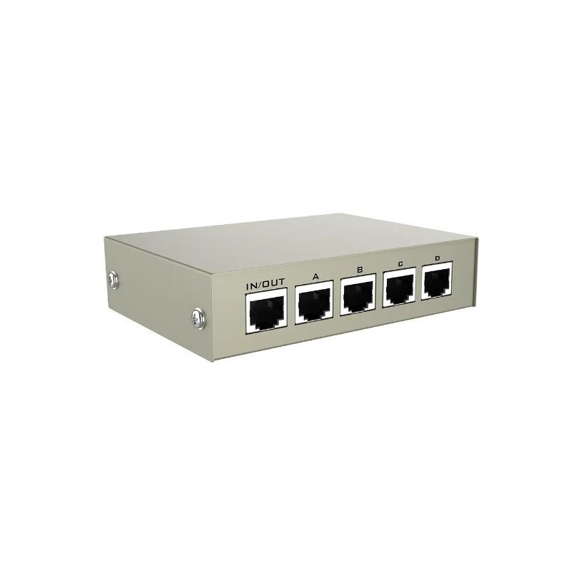 4-portars RJ45 manuell switch 1 till 4 eller 4:1