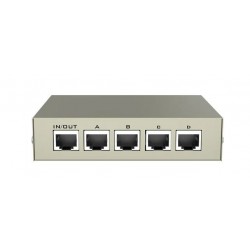 4-portars RJ45 manuell switch 1 till 4 eller 4:1