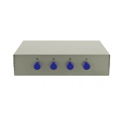 4 port RJ45 manual switch 1 to 4 or 4:1