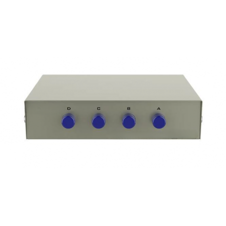 4-portars RJ45 manuell switch 1 till 4 eller 4:1