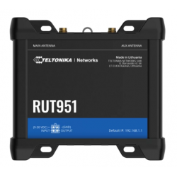 4G/LTE-router med wifi och 3 x LAN och 1 x WAN-portar. För 2 SIM-kort. 9–36 VDC