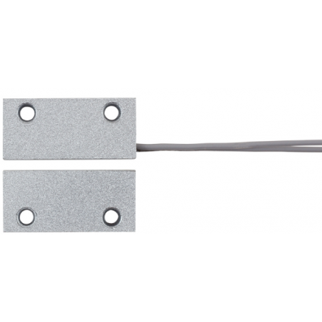 Magnetisk dörrkontakt, Reed. Kontakt sluten när enheter är nära varandra