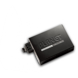 Mediakonverterare RJ45 till fiber. RJ45 10/100Mbit, fiber 100Mbit Single Mode, SC 15km