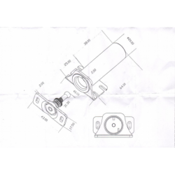 Elektroniskt lås för skåp och dörrar - Hållkraft på 150 kg vid 24 VDC