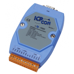 Adresserbar RS-485 till 3 x RS232/RS485-omvandlare med 1 x DI, 10–30 VDC