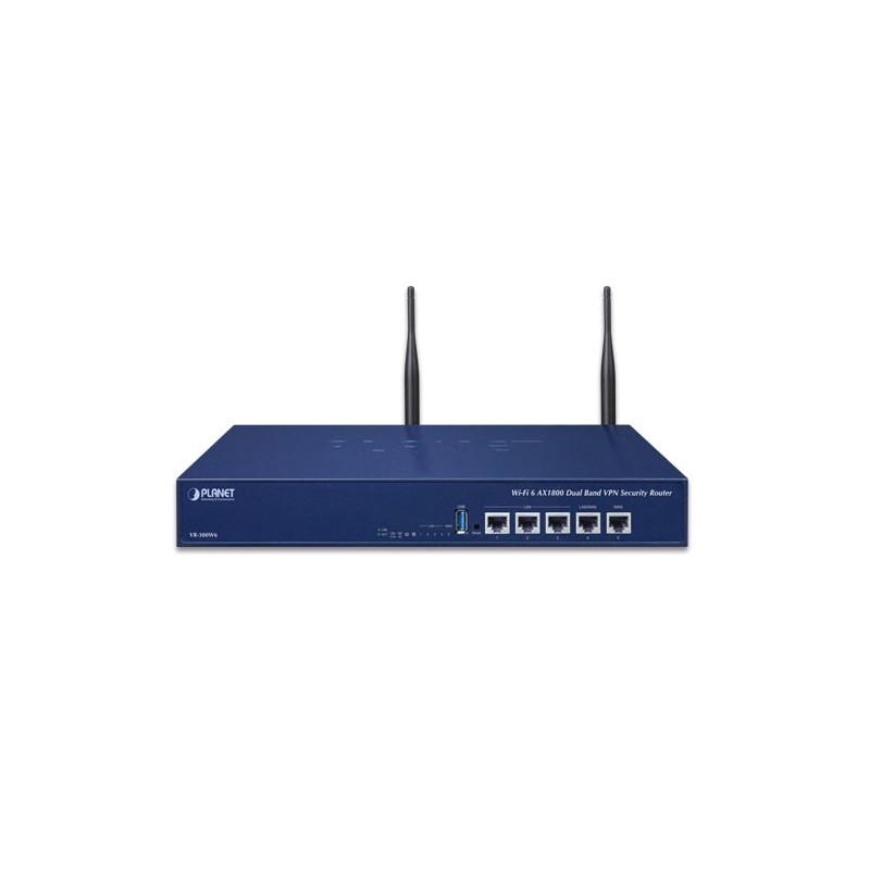 Wi-Fi 6 AX1800 Dual Band VPN-router med säkerhet och PoE+ som tillval | Hög tillgänglighet för små och medelstora företag