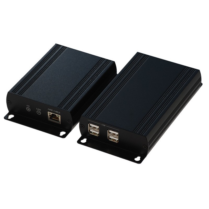 4 Ports USB2.0 Extender Booster Extension up to 150m Via RJ45 Cable - USB Booster / Extender Up to 150 meters