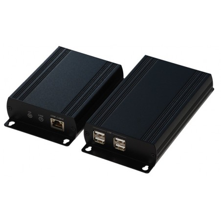 4 portar USB2.0 Extender Booster Extension upp till 150m via RJ45 kabel - USB Booster / Extender upp till 150 meter