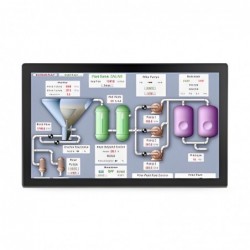 27 Touch Screen Monitor, 1000 Nits, IP65, HDMI/VGA/USB-C