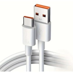 USB-A till USB-C-kabel – 66W 6A snabbladdning, industriell kvalitet