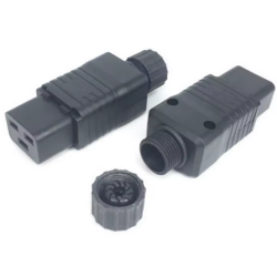 C19 honkontakt med löst kontaktpar, IEC 60320