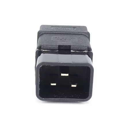 IEC320 C20 PDU IEC 3-polig kontakt till kabel med jord