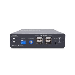 HDMI-förlängare 4K60Hz KVM & USB/Ljud/RS232/IR-förlängare - 100 m CAT6 / 60 km Fiber