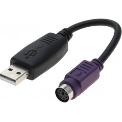 PS/2 keyboard mouse adapter to USB