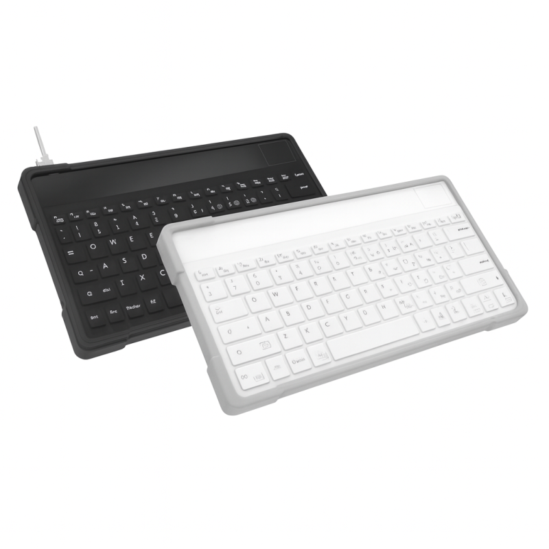 Rugged IP65 Waterproof Industrial / Vehicle Keyboard with Mini Touchpad