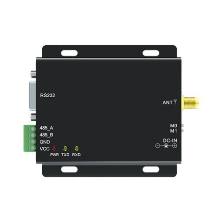 Trådlös överföring för RS232/RS485 upp till 20 km via LORA-nätverk