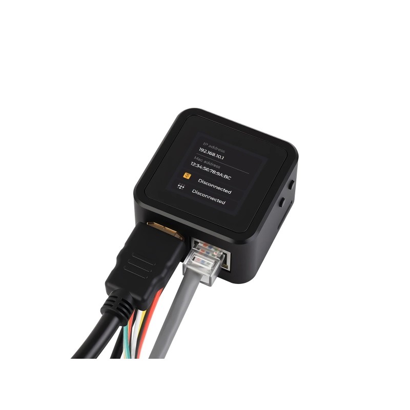 KVM HDMI över IP, 1080p vid 60fps, USB-C-ström, låg latens