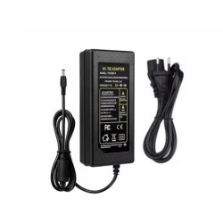 24V 3A strömförsörjning, EU-kabel, 2,1x5,5mm-kontakt