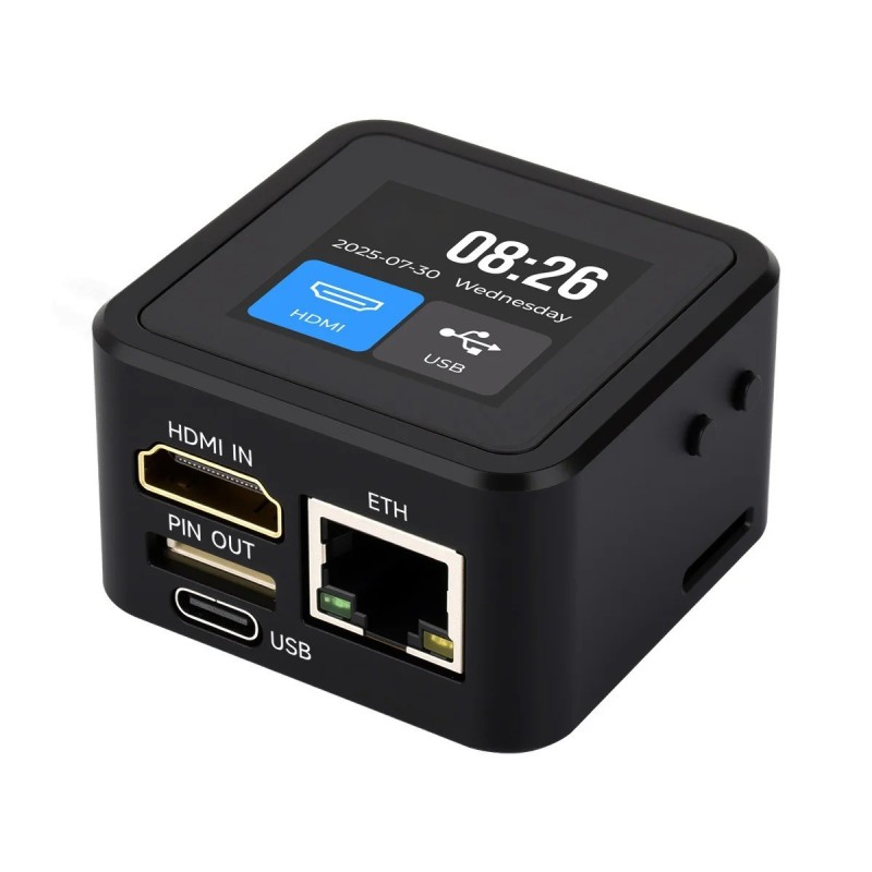 KVM HDMI över IP, 1080p vid 60fps, USB-C-ström, låg latens