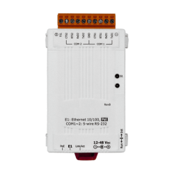 RS-232 serieportskonverterare med PoE- och Modbus-stöd