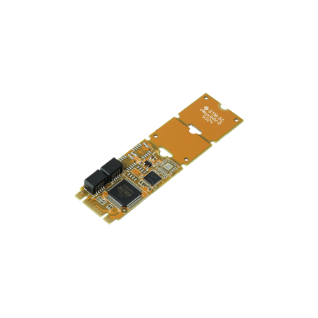 2-portars RS-232 PCIe seriekort, M.2, PCI-Express, typ 2242/2260/2280