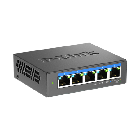 5-portars 2.5G Ethernet-switch för Wi-Fi 6-nätverk