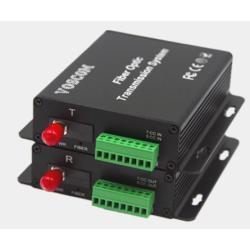 1-vägs digital I/O över single-mode eller multi-mode fiberkabel