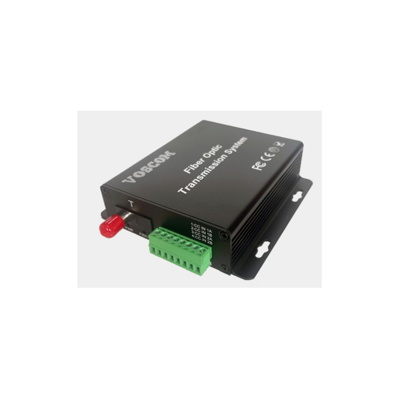 1 channel 2-Way digital I/O over Single Mode or Multi Mode Fiber cable