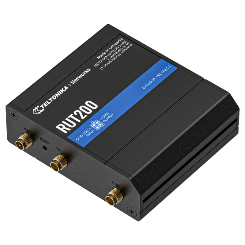 Industriell 4G LTE-router med Wi-Fi och 2x Ethernet