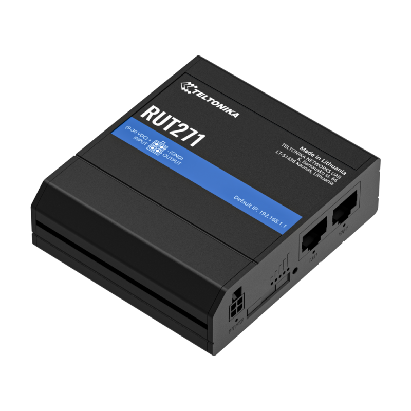 RedCap 5G industriell router med Wi-Fi och 2x Ethernet