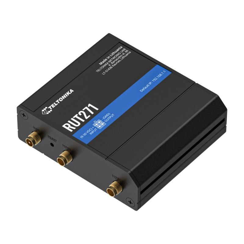 RedCap 5G industriell router med Wi-Fi och 2x Ethernet