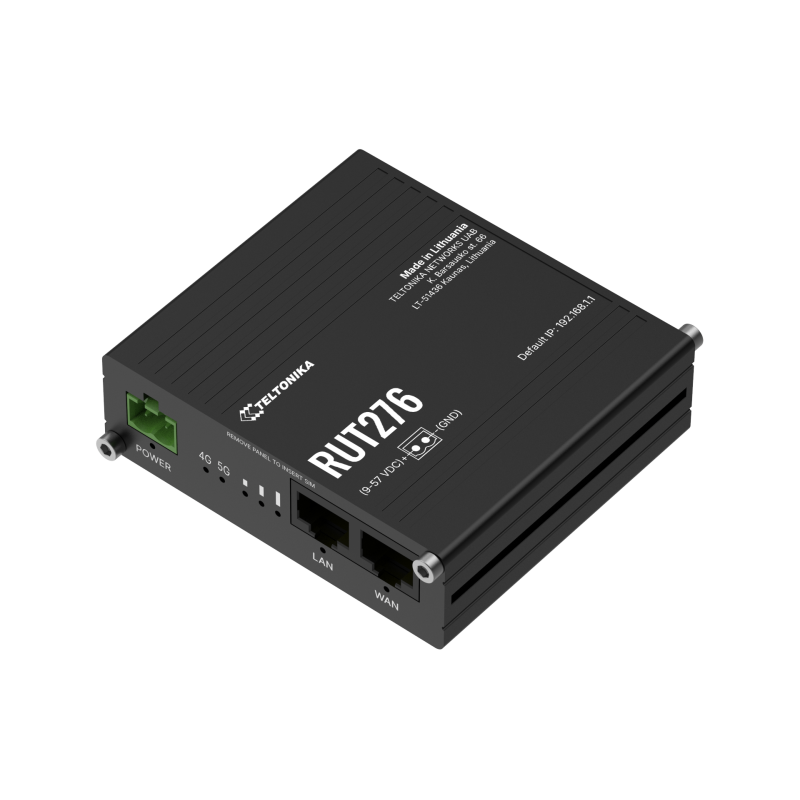 RedCap 5G industriell router med RS232, RS485, PoE