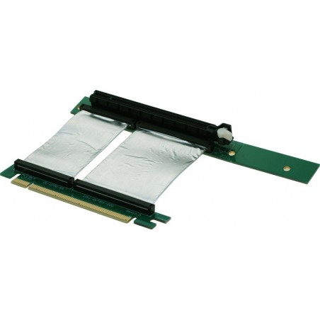 PCI Express X16 Riser Card med 7 cm Flex Flat Kabel