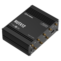 Dual LTE Cat 6 Industrial Router with Wi-Fi 5, 5x GbE