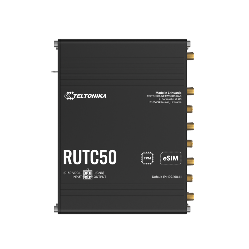 5G industriell router med Wi-Fi 6 och 5x Gigabit LAN