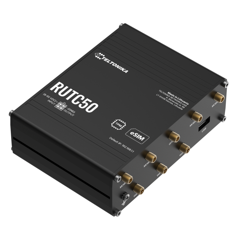 5G industriell router med Wi-Fi 6 och 5x Gigabit LAN