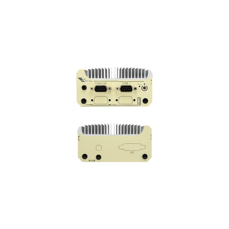 Compact fanless PC: Intel Atom x7425E, 2.5 GbE, PoE+