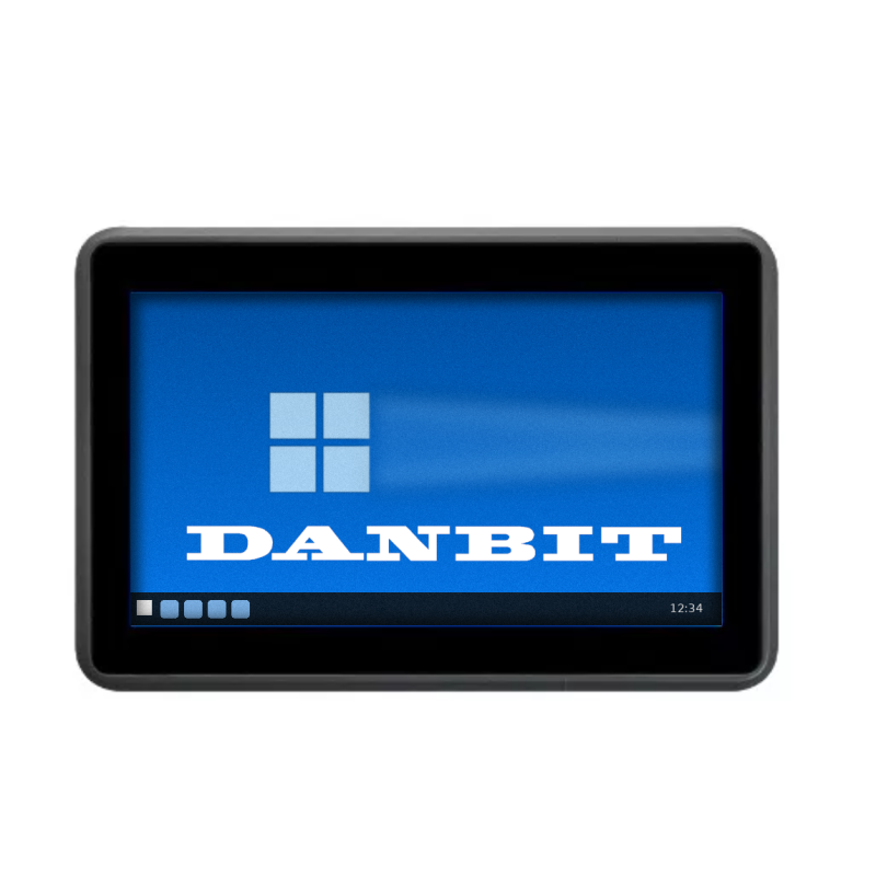 10.1 IP65 fläktlös industri-PC, pekskärm, 12:e generationens i3-processor