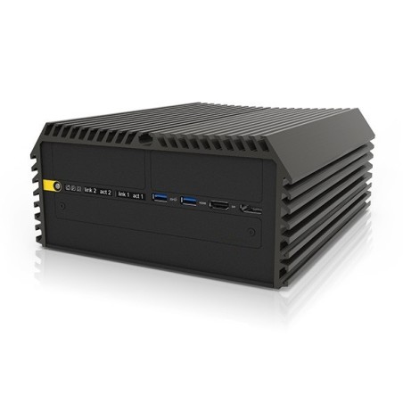 Fanless Embedded PC Intel Core Ultra, 24 Cores, -40°C to 60°C