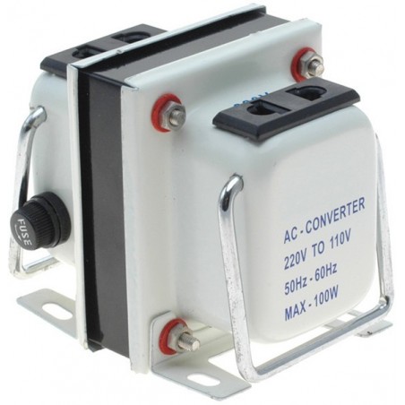 Nätspänningstransformator mellan 110VAC och 230VAC 100W