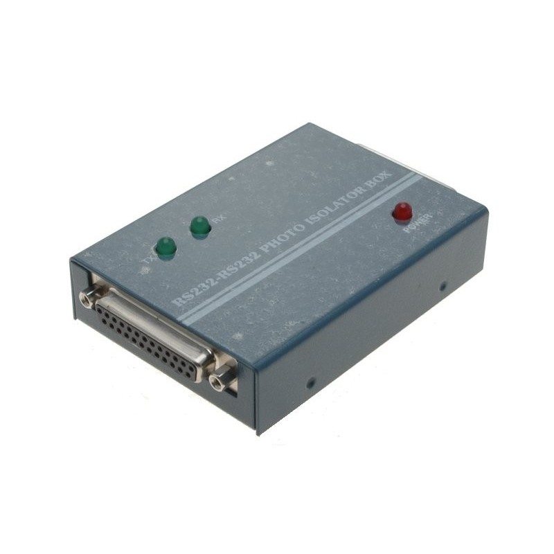 Seriell RS232 optisk isolator full RS232