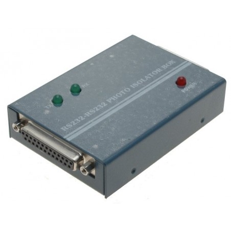 Seriell RS232 optisk isolator full RS232