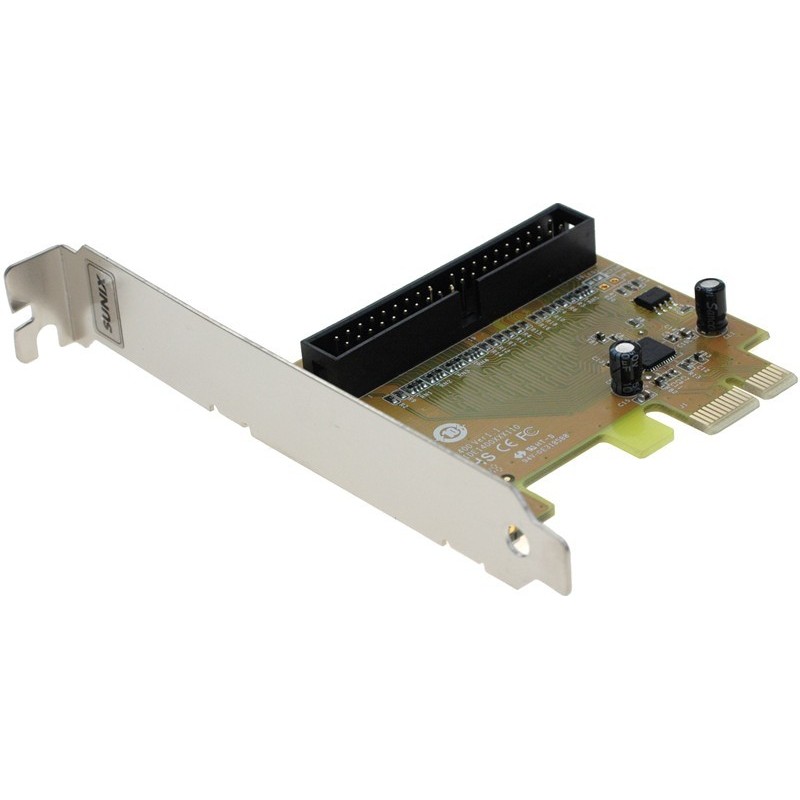 IDE PCIE card controller providing a 3½" IDE (ATA) bus, Sunix IDE1400