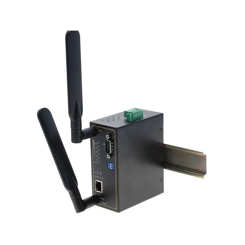 Atop SW5502 is a 2 port serial port server with 2 x RS232 / 422/485, LAN and WiFi