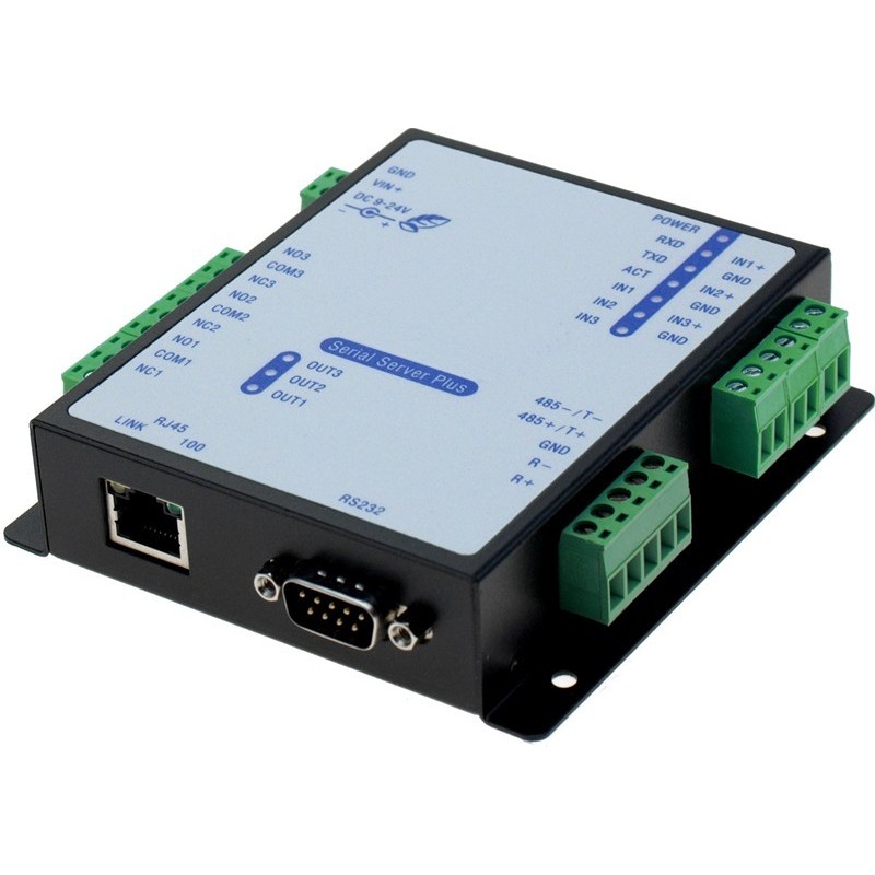 CYT-133SC is a serial port server - 1 x RS232 / 422/485 - 3 x digital inputs