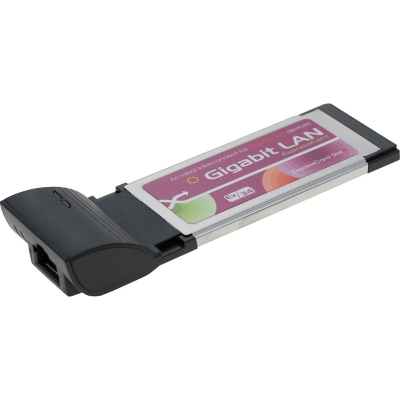 Expresscard 34mm ethernet Gbit Centos CI-67100