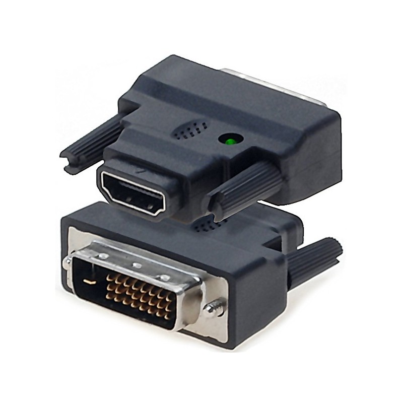 HDMI til DVI omformerstik. Tilslut DVI udstyr til HDMI portenforHDM...