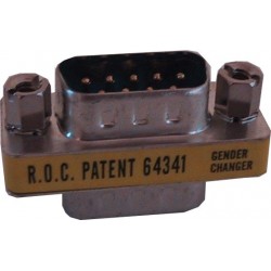Genderchanger RS232 DB9 male to Male COM port changer