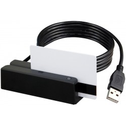 3-Track Magnetic Card Reader: USB Virtual COM Port Emulation